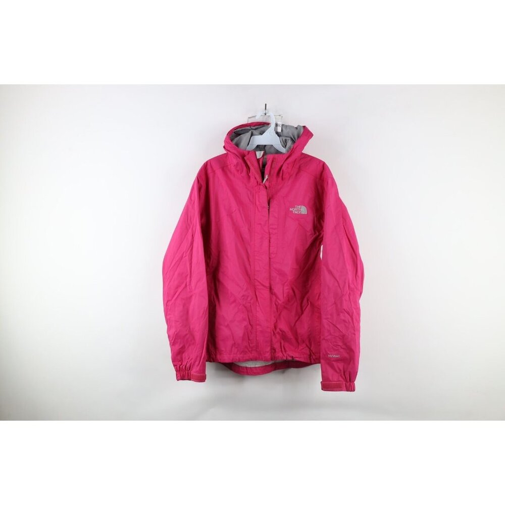 The North Face Womens Medium Hyvent Stinson Waterproof Hooded Rain Jacket Pink